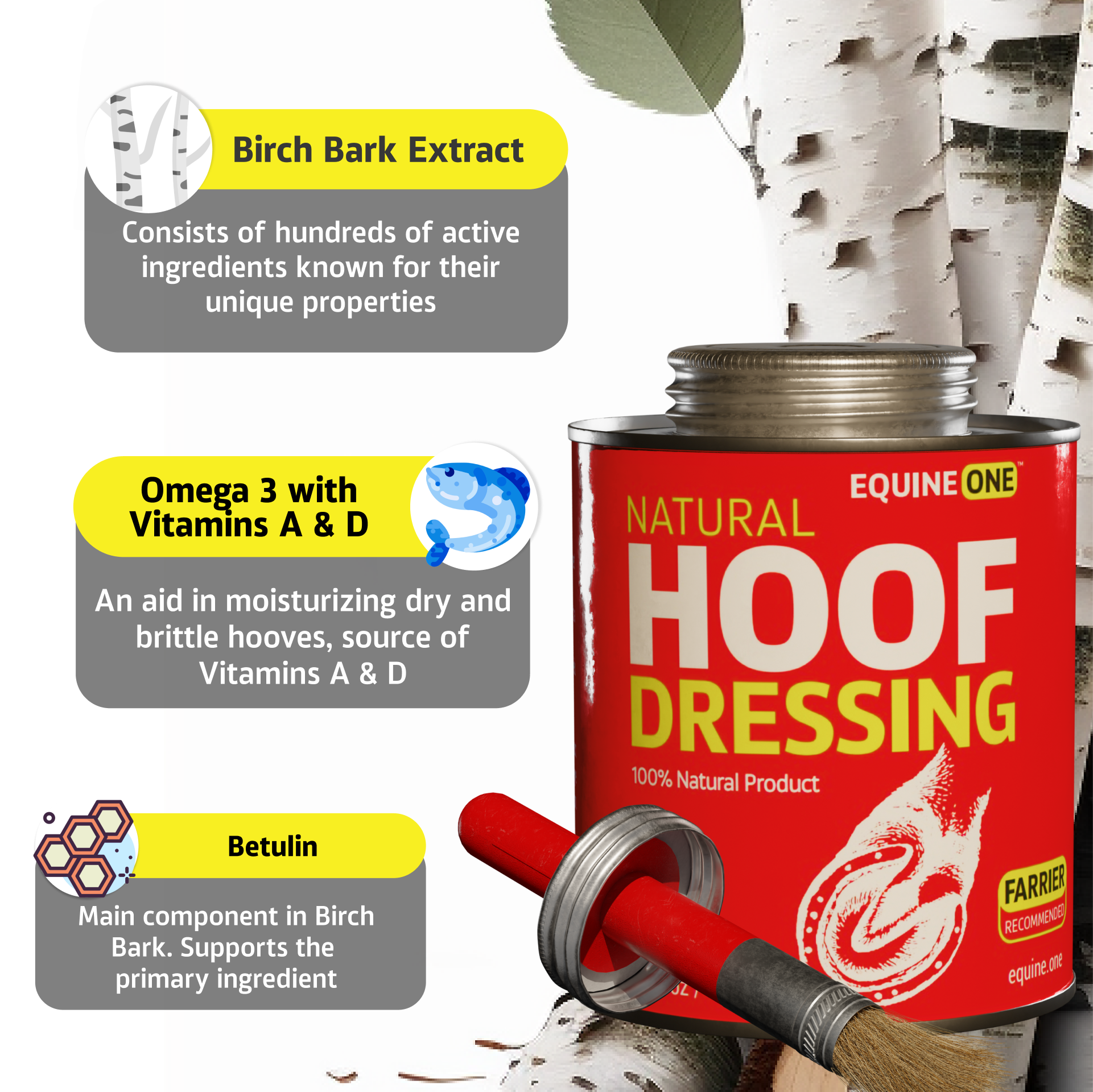 16 fl.oz. - Equine One Natural Hoof Dressing