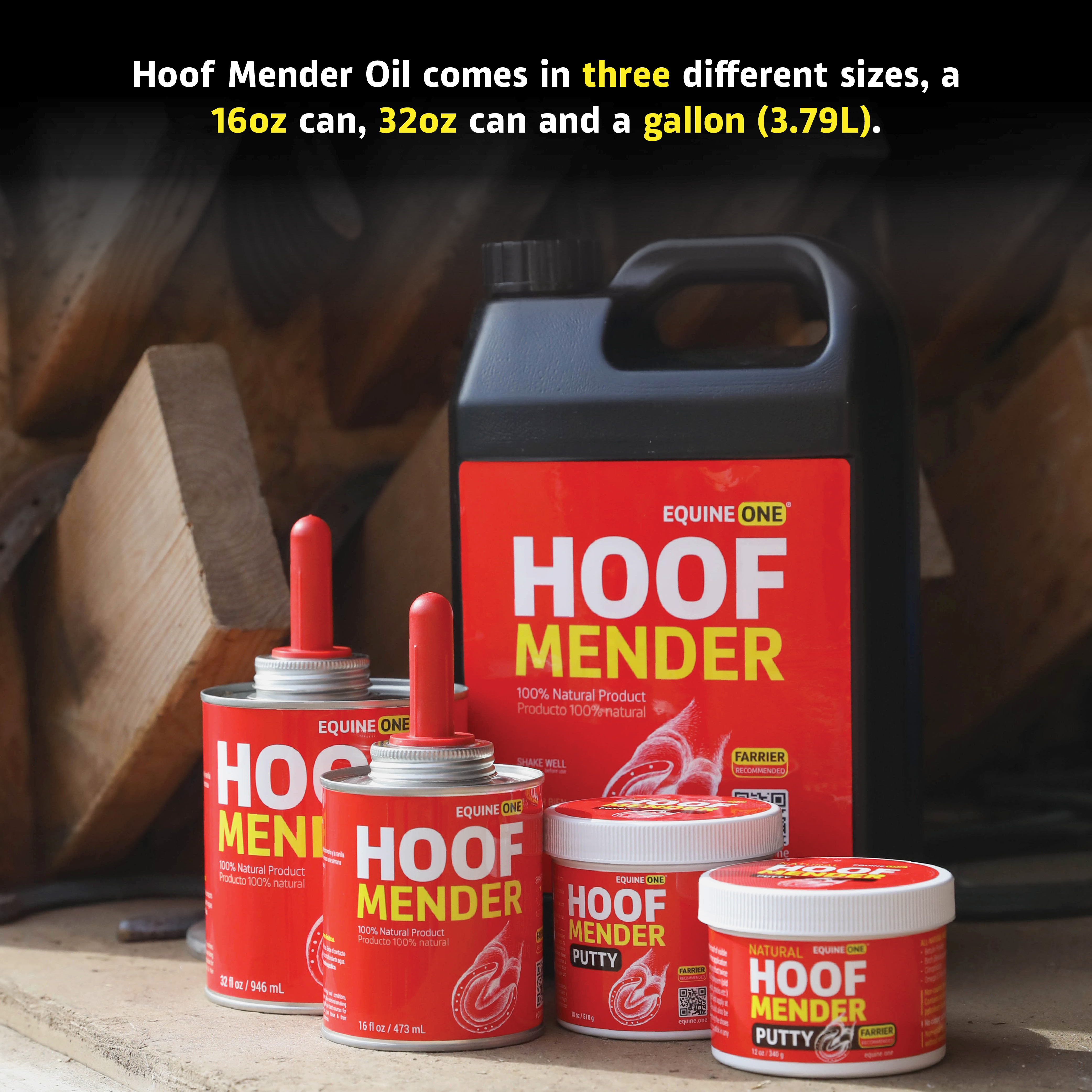 16 fl.oz. - Equine One Hoof Mender Oil